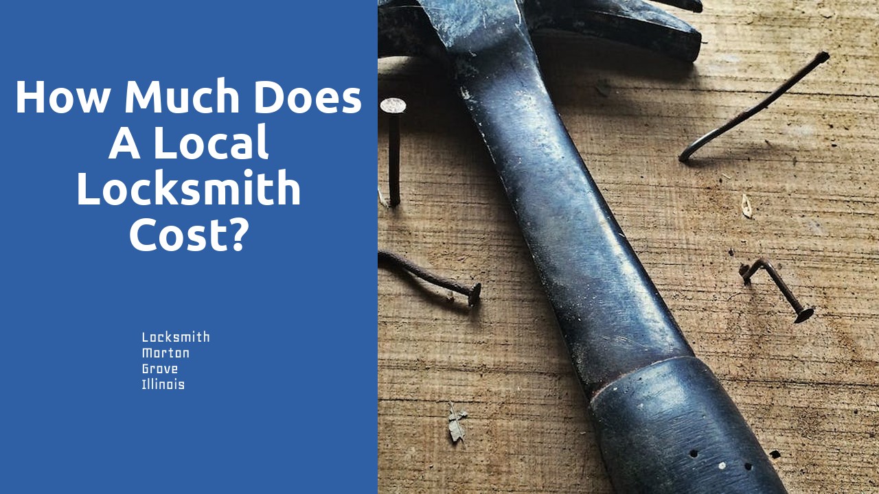 How much does a local locksmith cost?